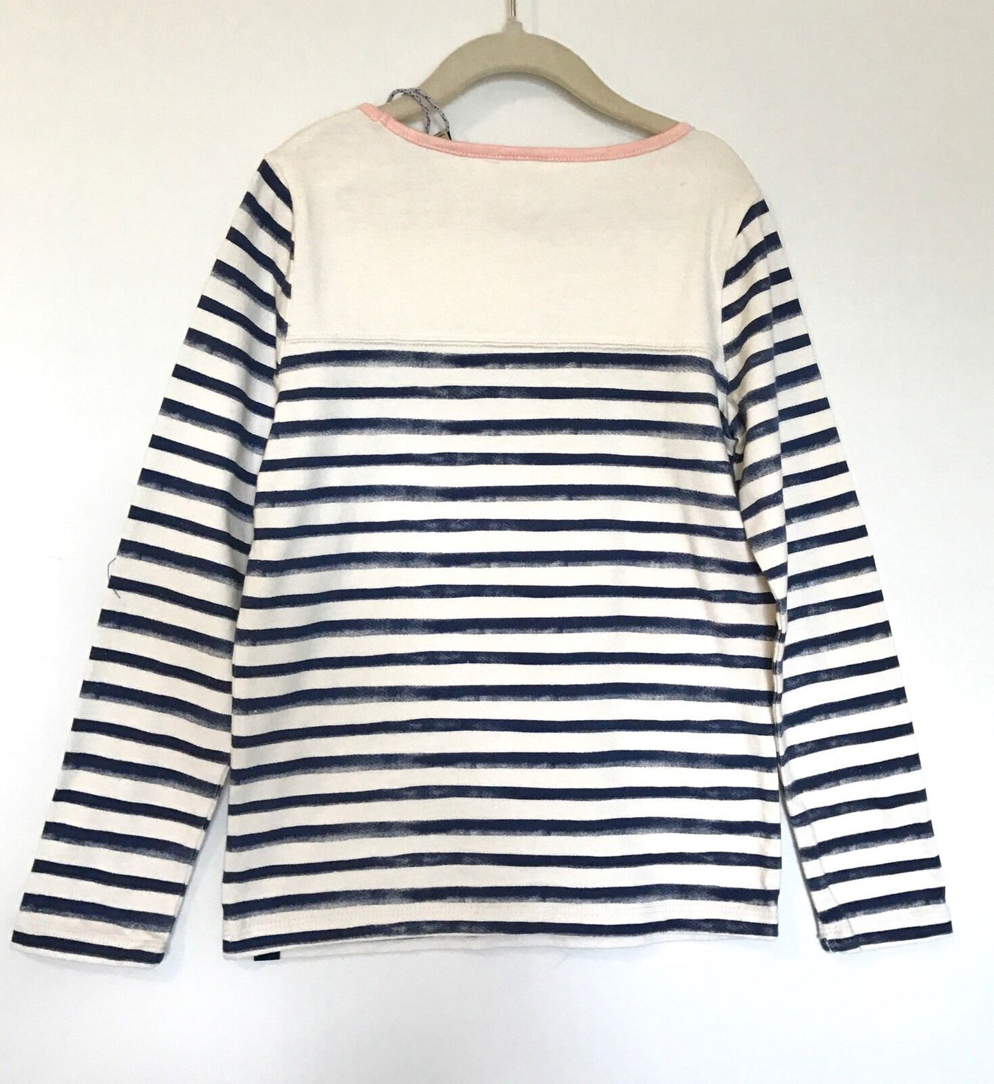 Scotch R'Belle Breton Cream & Blue Stripe Shirt.NWT Age 8 Retail $55 Price $38