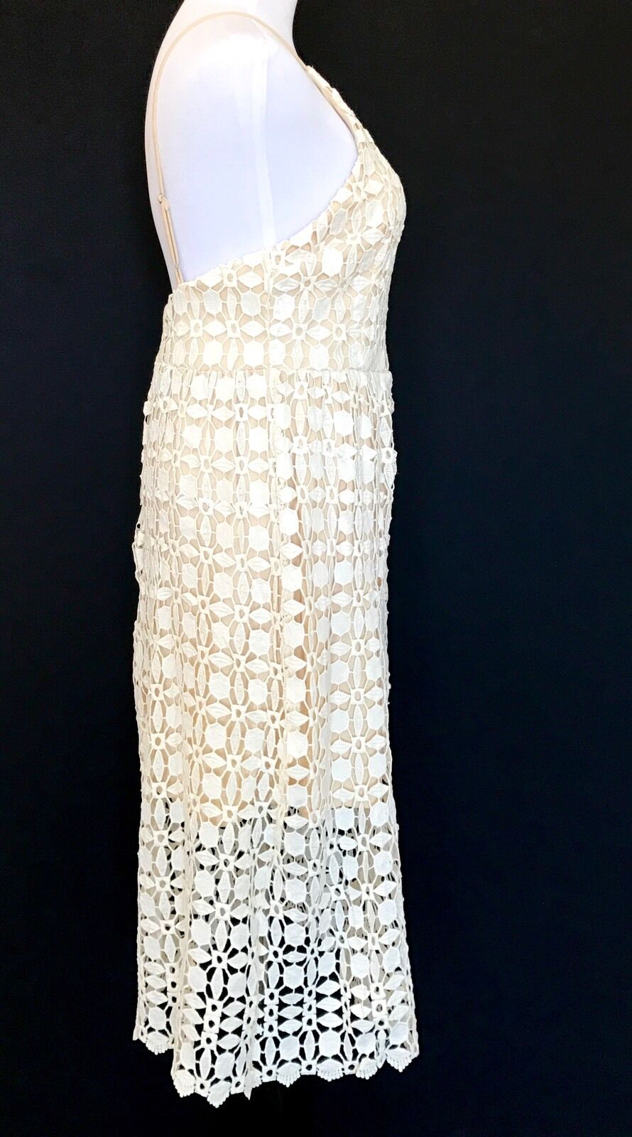 Romeo + Juliet Couture Cream Lace Crochet Dress NWT Retail $195 Price $59 Size M