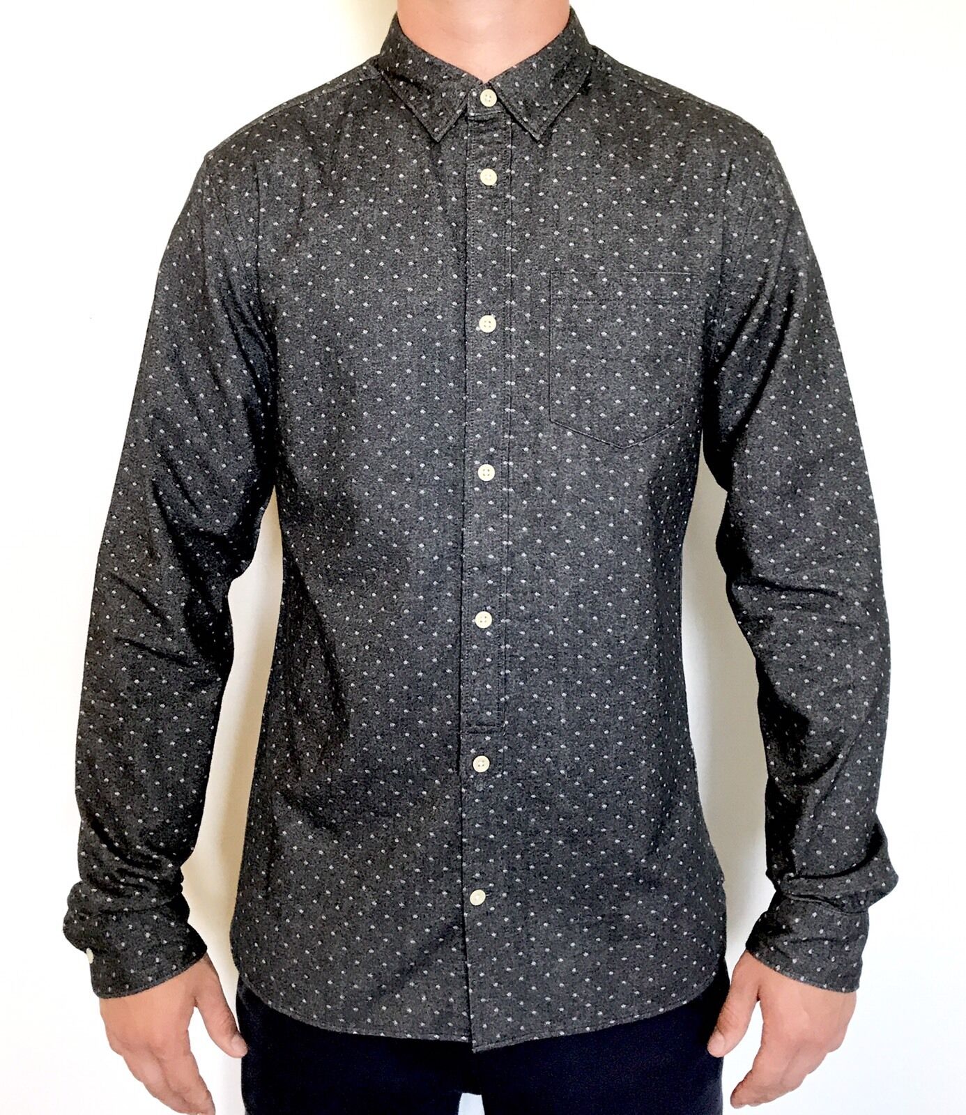 AllSaints Cresco  Spot LS Shirt  Retail $178 NWT Price $78 All Saints S
