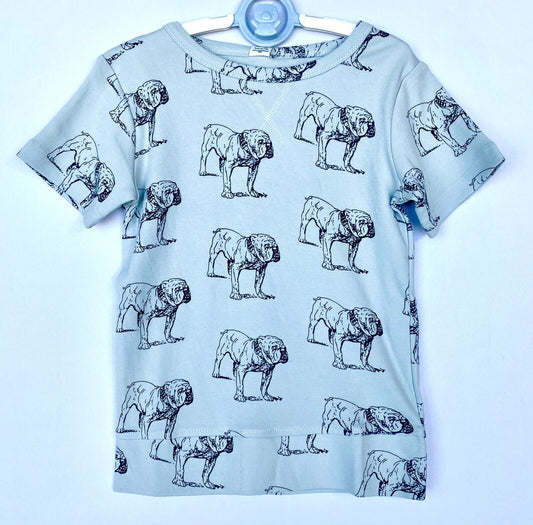 Kate Quinn Organic Cotton Crew Tee Bulldogs Top Price $28 Age 7