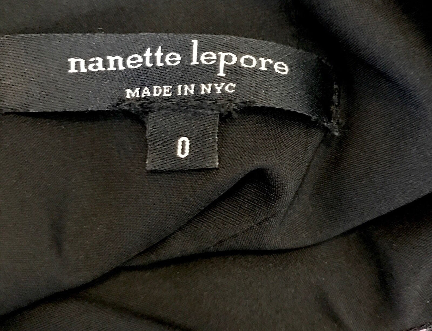 Nanette Lepore Graphic Black & Cream Dress NWT Size 0 Retail $378 Price $149