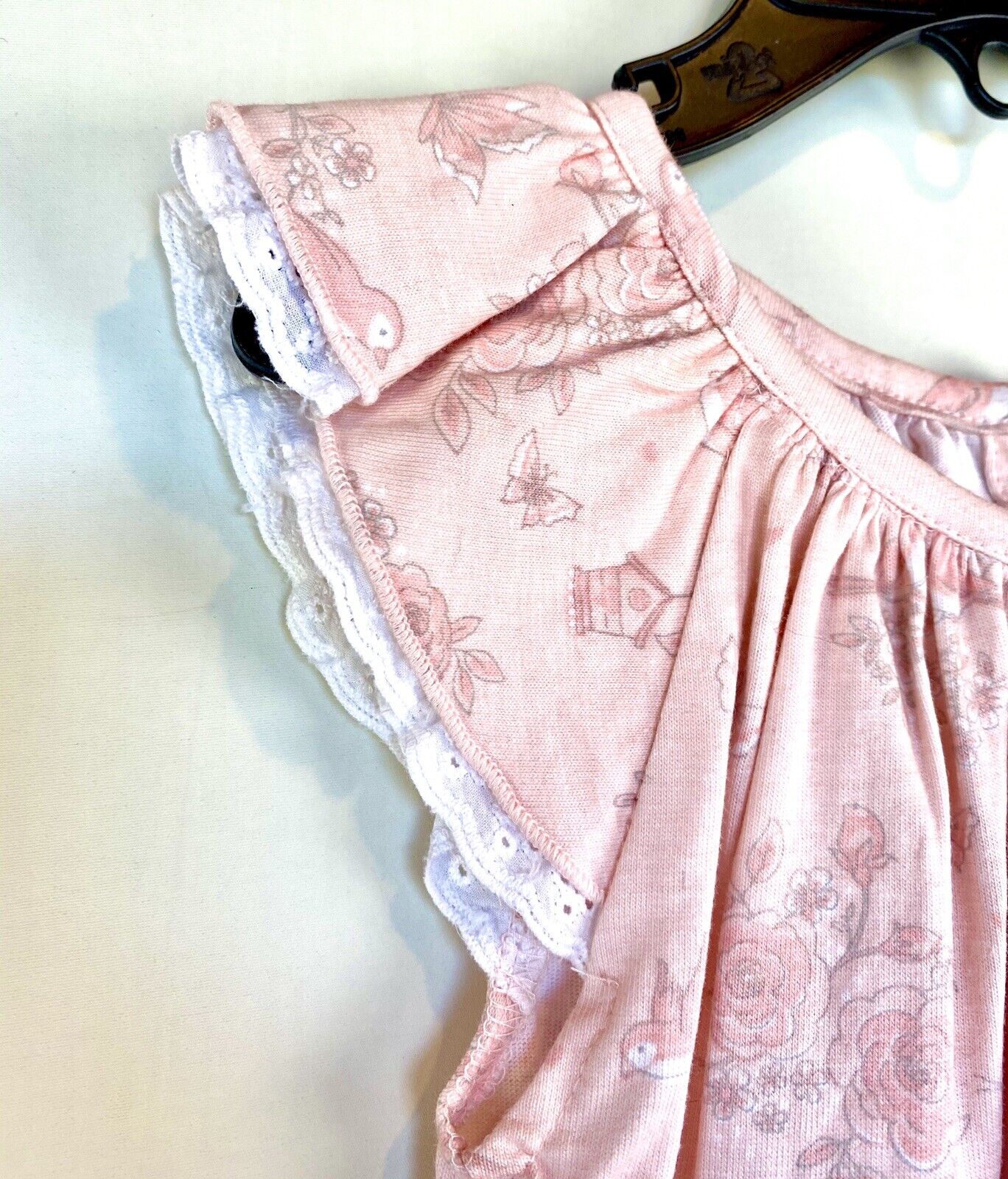 Pastourelle Pippa & Julie Pink Birdhouse Baby Dress Retail $34 Price $$24  18M