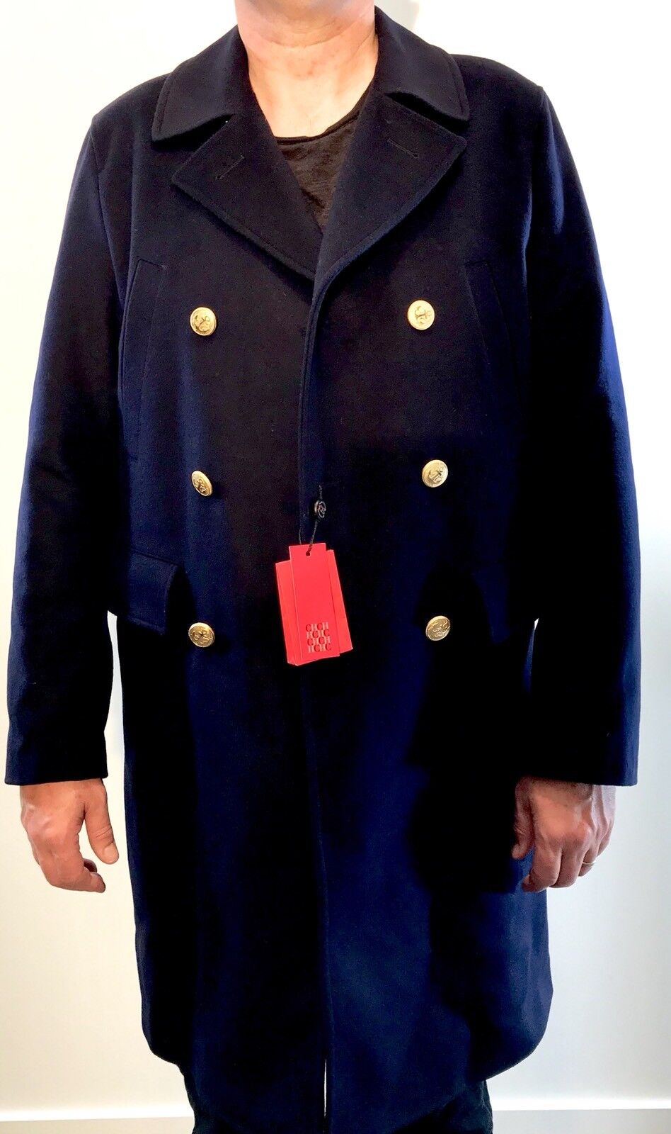 Carolina Herrera Men’s Military Style Coat. Retails $1,145 Price $395 NWT Size M