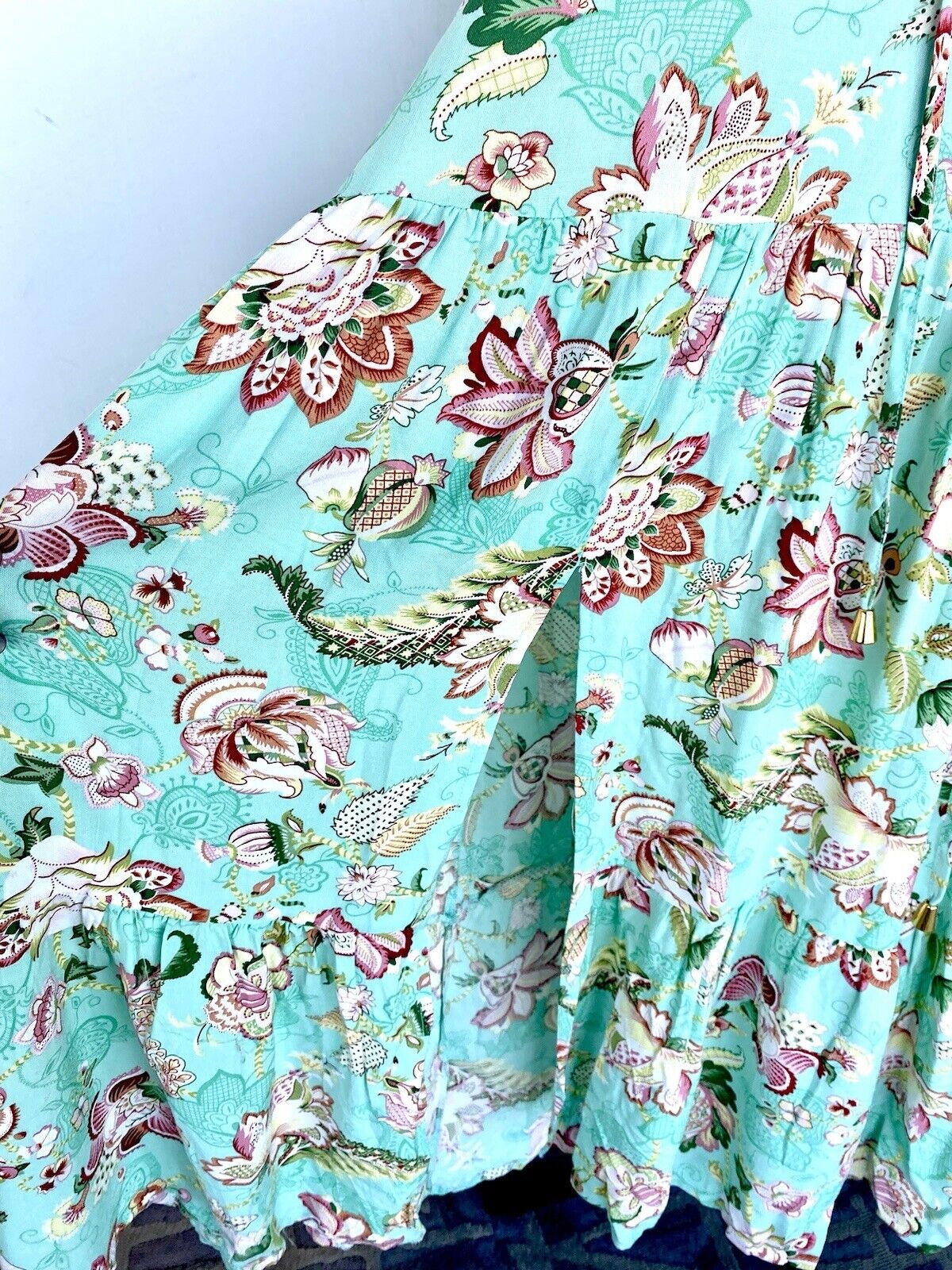 Sunday Mi Amor Anthropologie Dress Women Size XS maxi Retail $79.99 price $49.99