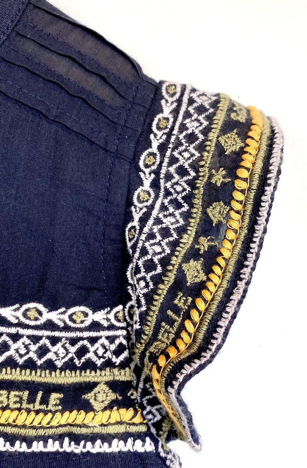 Scotch R'Belle Flutter Sleeve Embroidered Top NWT Age 6 Retail $72 Price $48