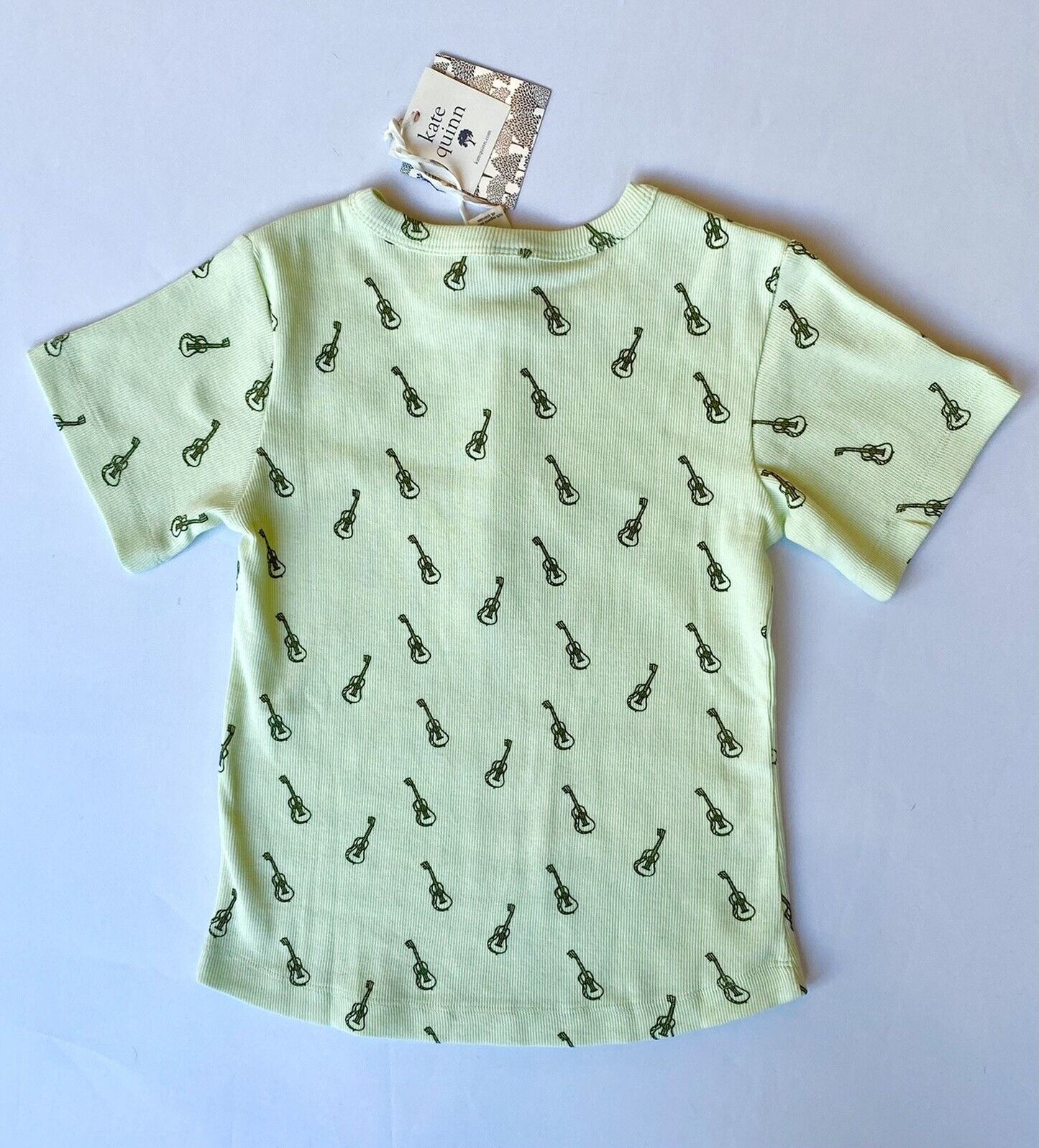 Kate Quinn Organic Cotton Tiny Guitar Henley Top Retail $32 Price $22 Age 6