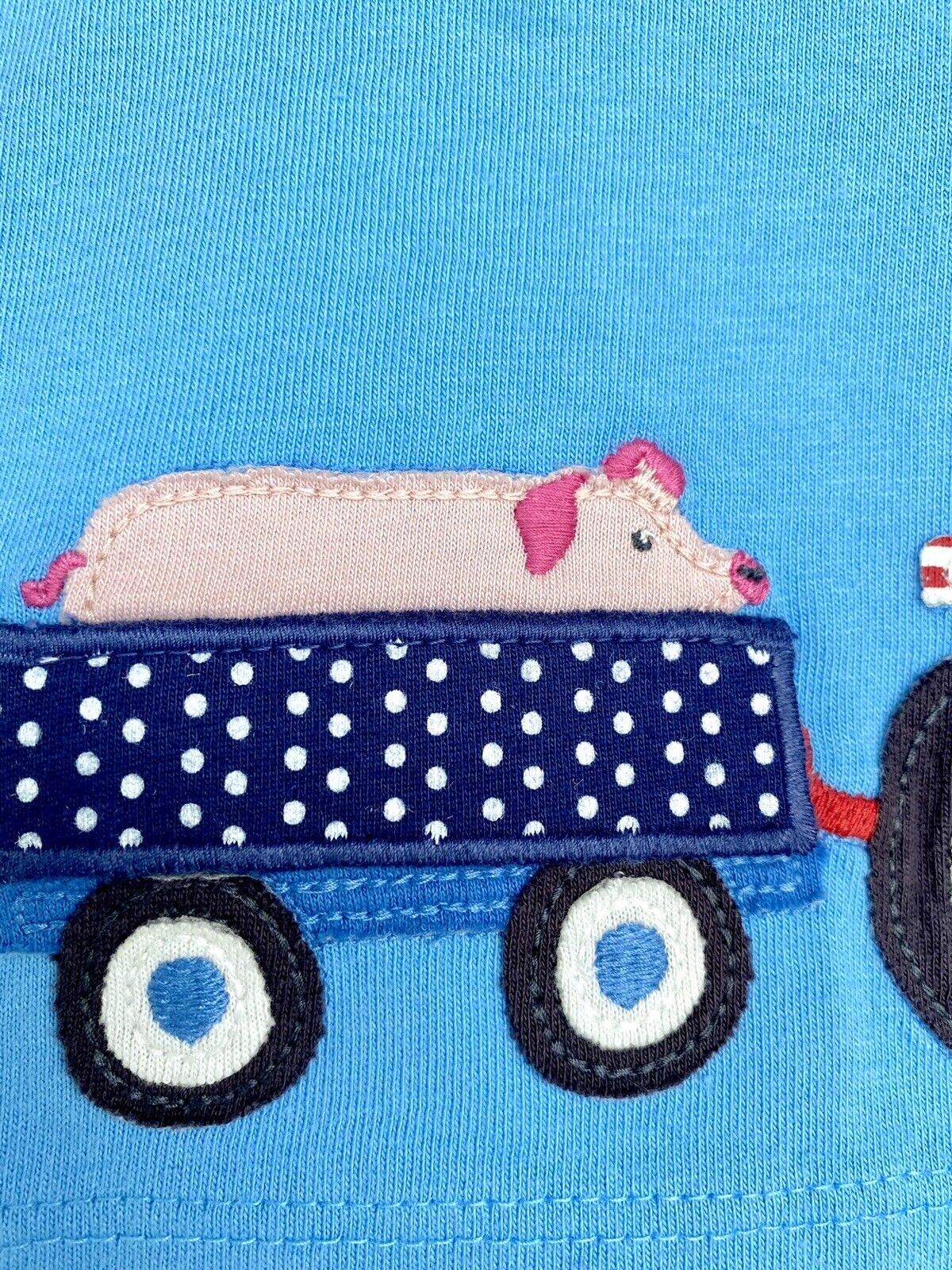 Mini Boden Baby Boden Farm Animal & Tractor Appliqué LS Top. 3-6 M Price $28