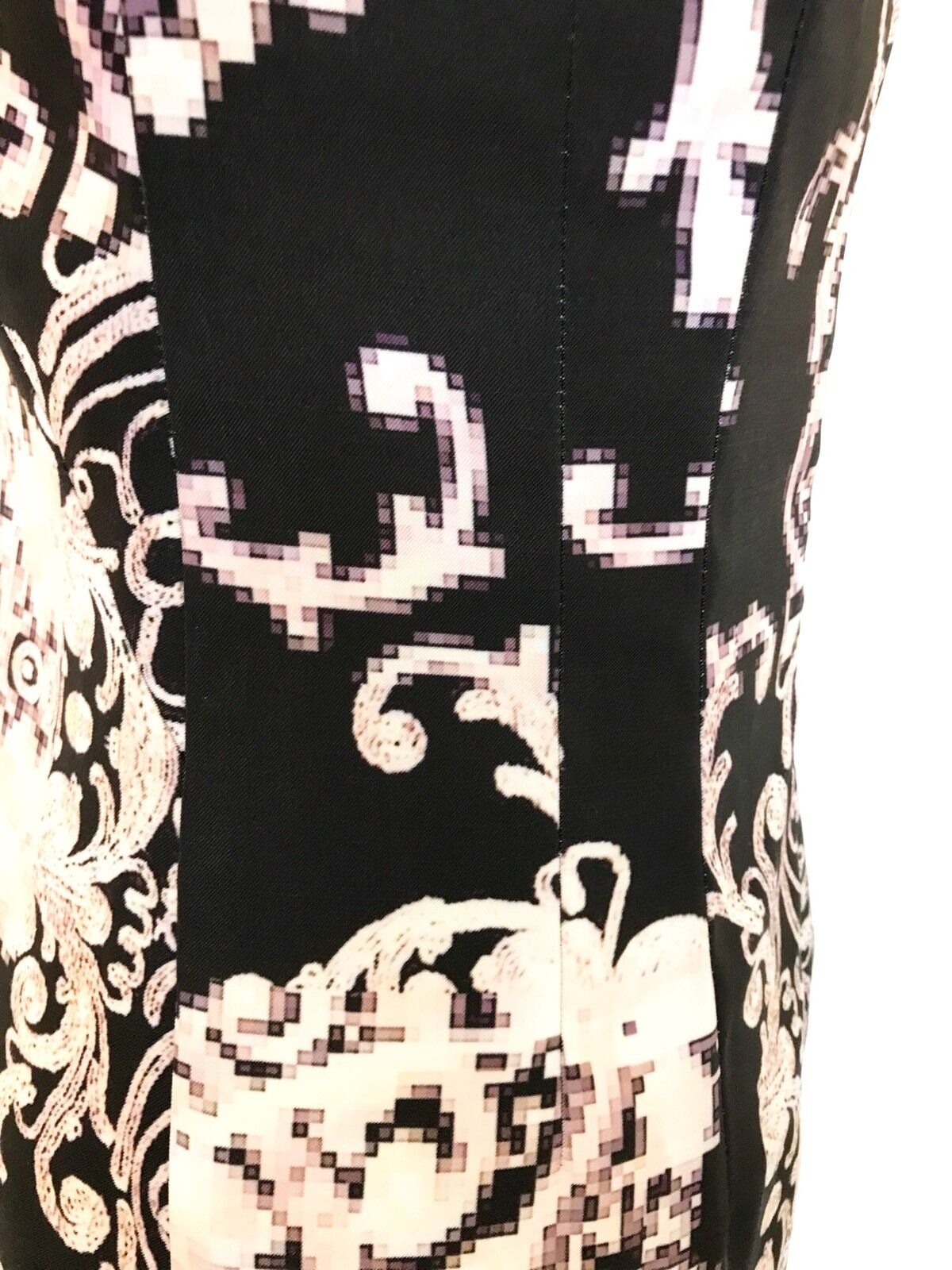 Nanette Lepore Graphic Black & Cream Dress NWT Size 0 Retail $378 Price $149