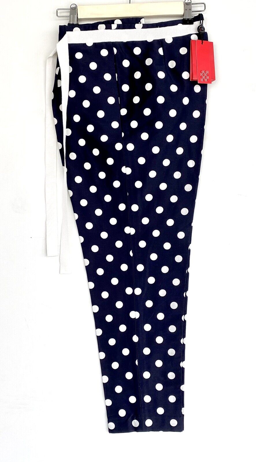 Carolina Herrera Silk Mix Formal Spot Pant. NWT Retail $445 Price $195 Size 6