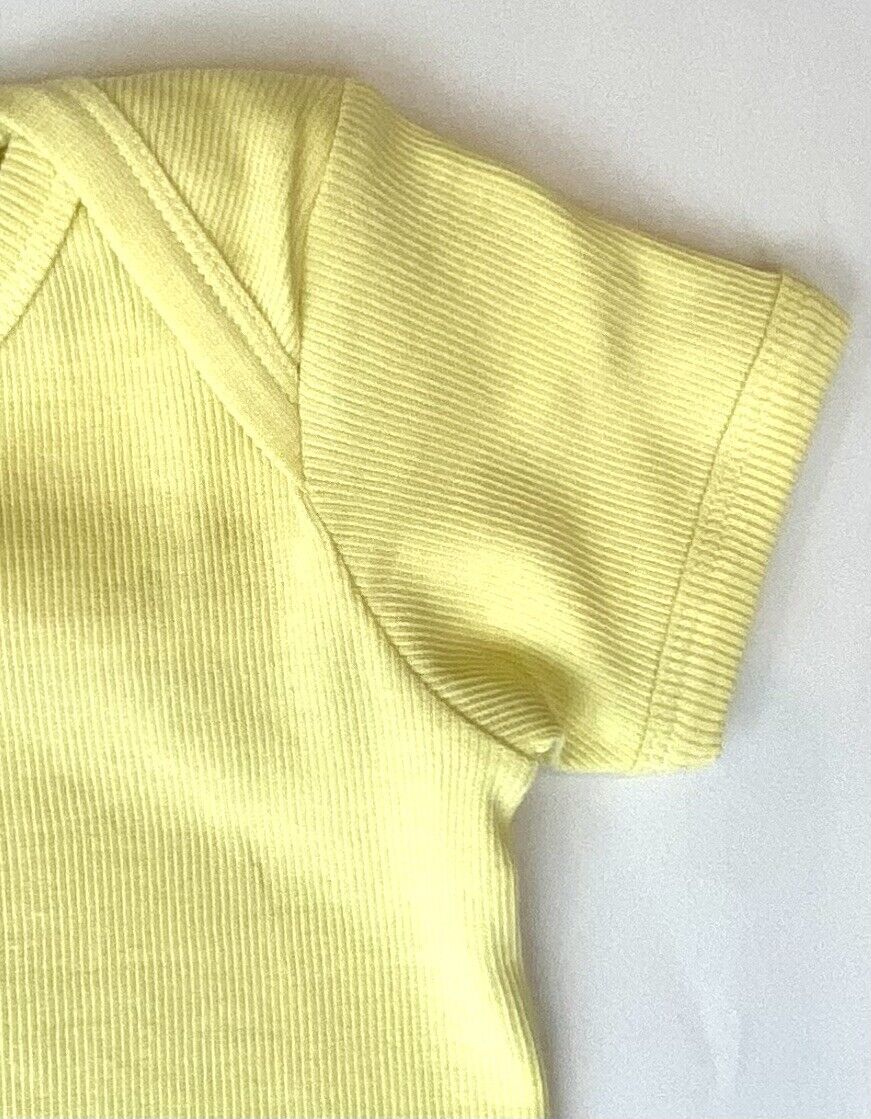 Kate Quinn Organic Cotton Bodysuit Endive YellowRetail $20 Price $16 12-18 M