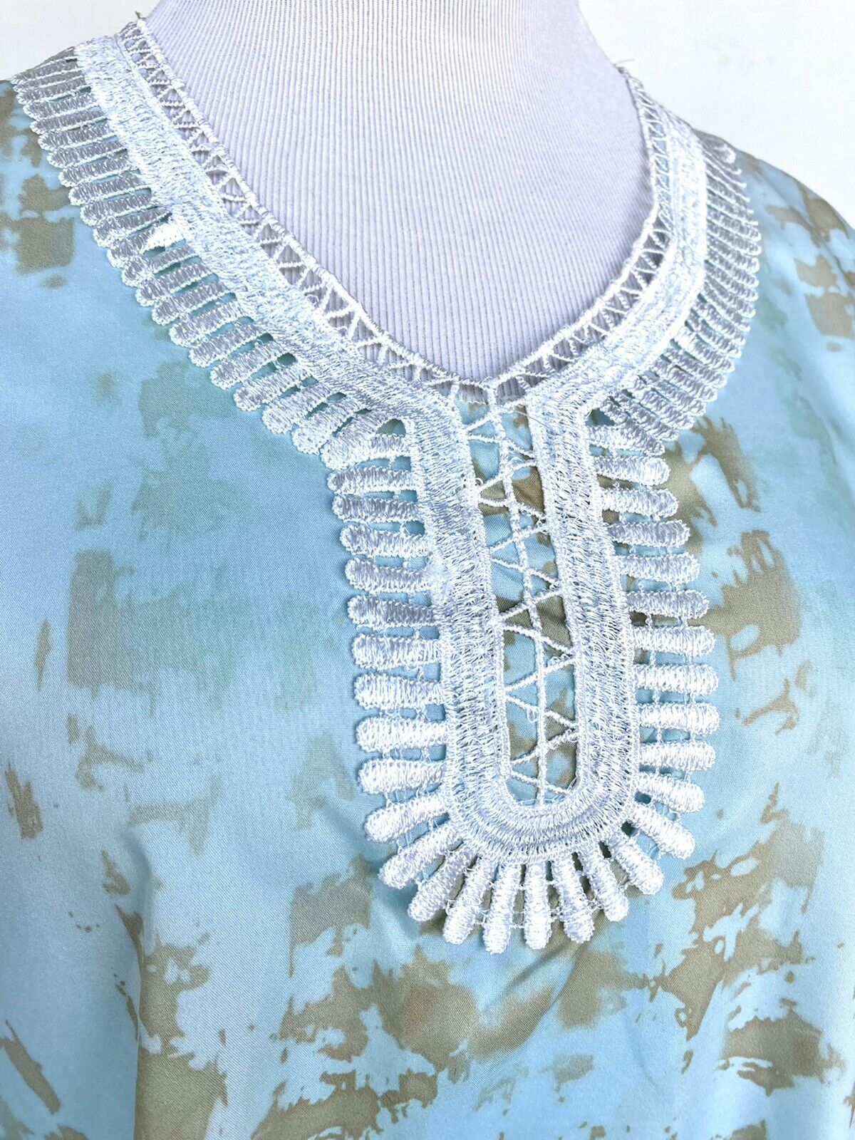 Lulla by bindya mint tunic cover up / Caftan OS Retails $75 Price $39 NWT