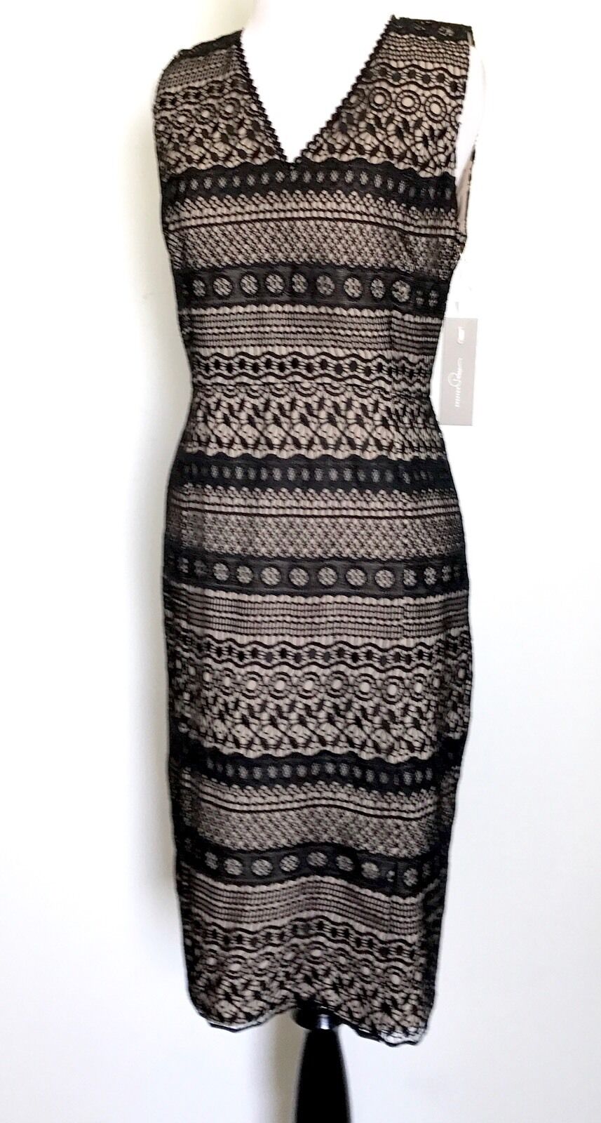 Emerson Rose Black Lace & Nude Dress. NWT Retails $149 Price $45 Size 6