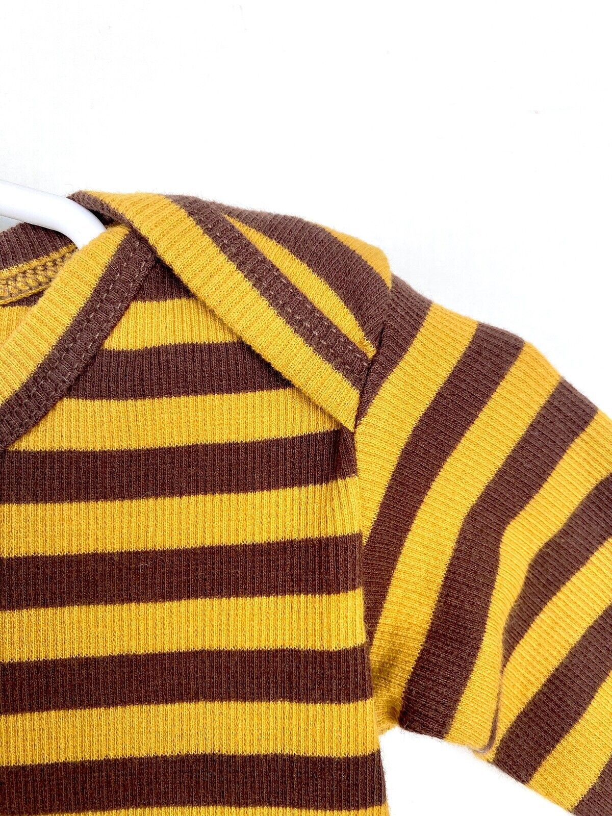 Kate Quinn Organic Cotton Bodysuit LS Striped Retail $24 Price $18 3-6 M