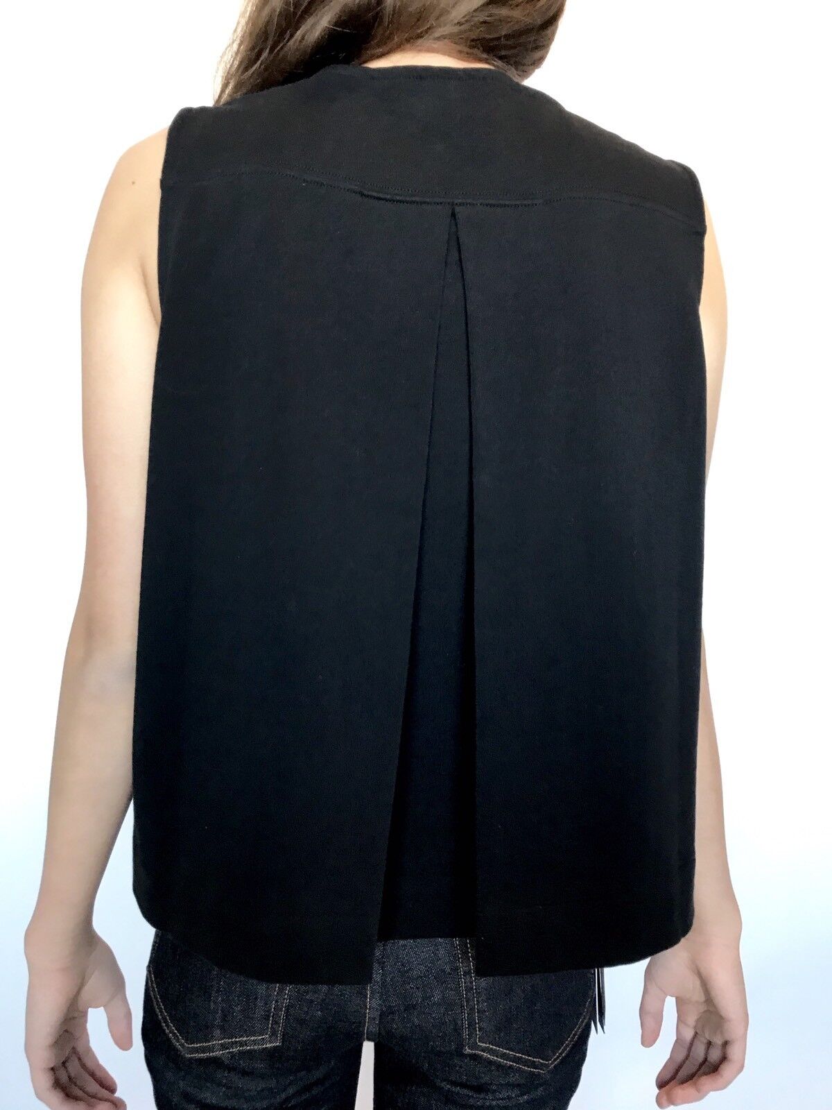 Rag And Bone Black Brit Crop Top. Size M Retail $150 Price $69 NWT