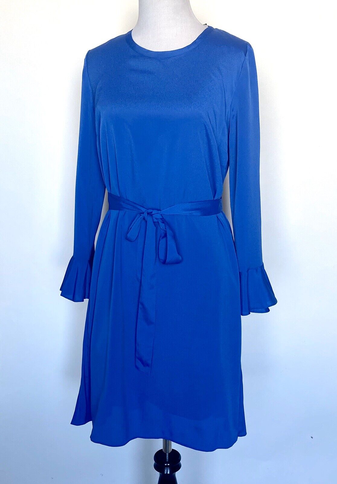 Le Gali Blue Pleated Back Short Cocktail Dress XS Retail $149 Price $44 NWT