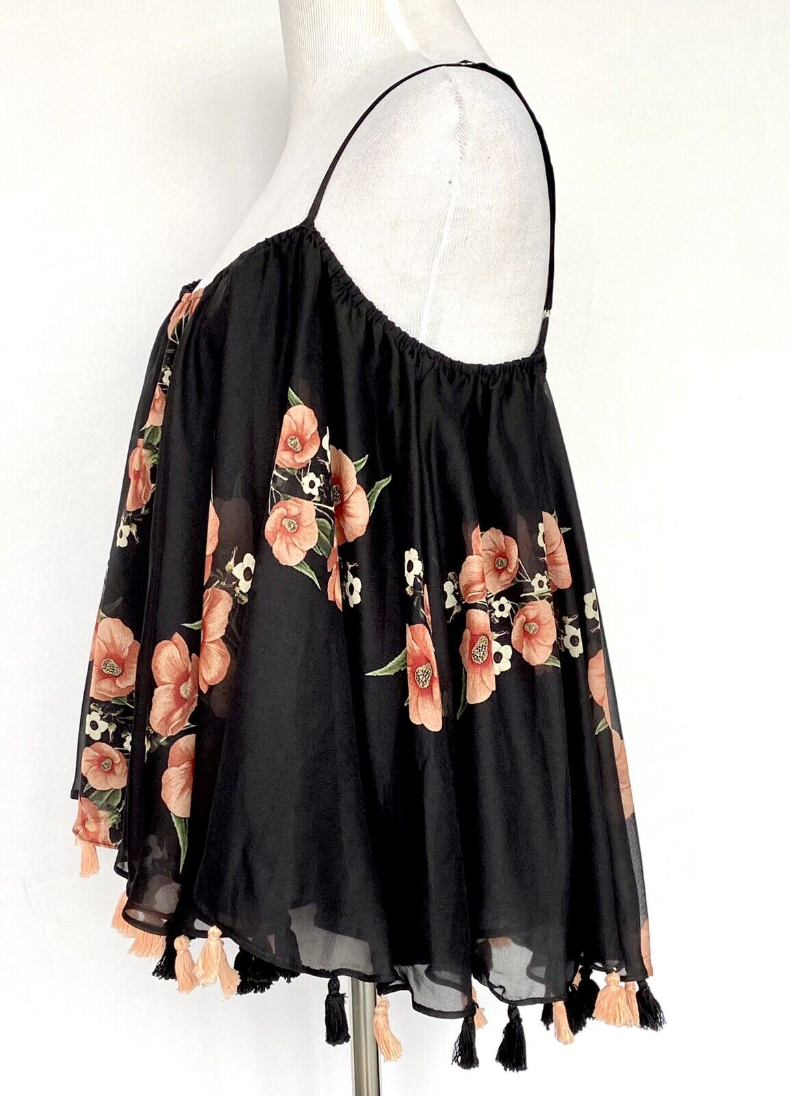 Carolina K poppy tasselled swing top XSP retails $118 price $48
