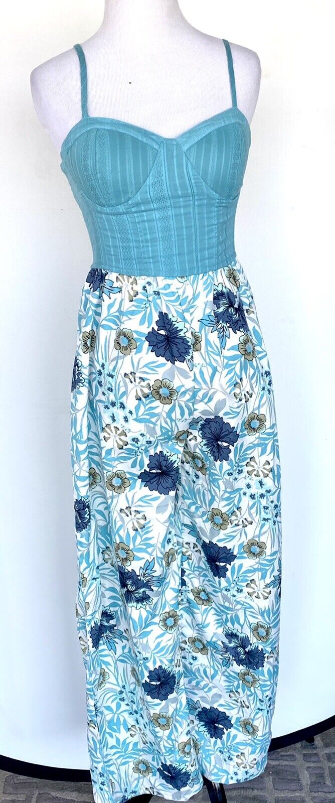 B.O.G collective vintage style bustier Jumpsuit Retails $89 Price $68 NWT XS