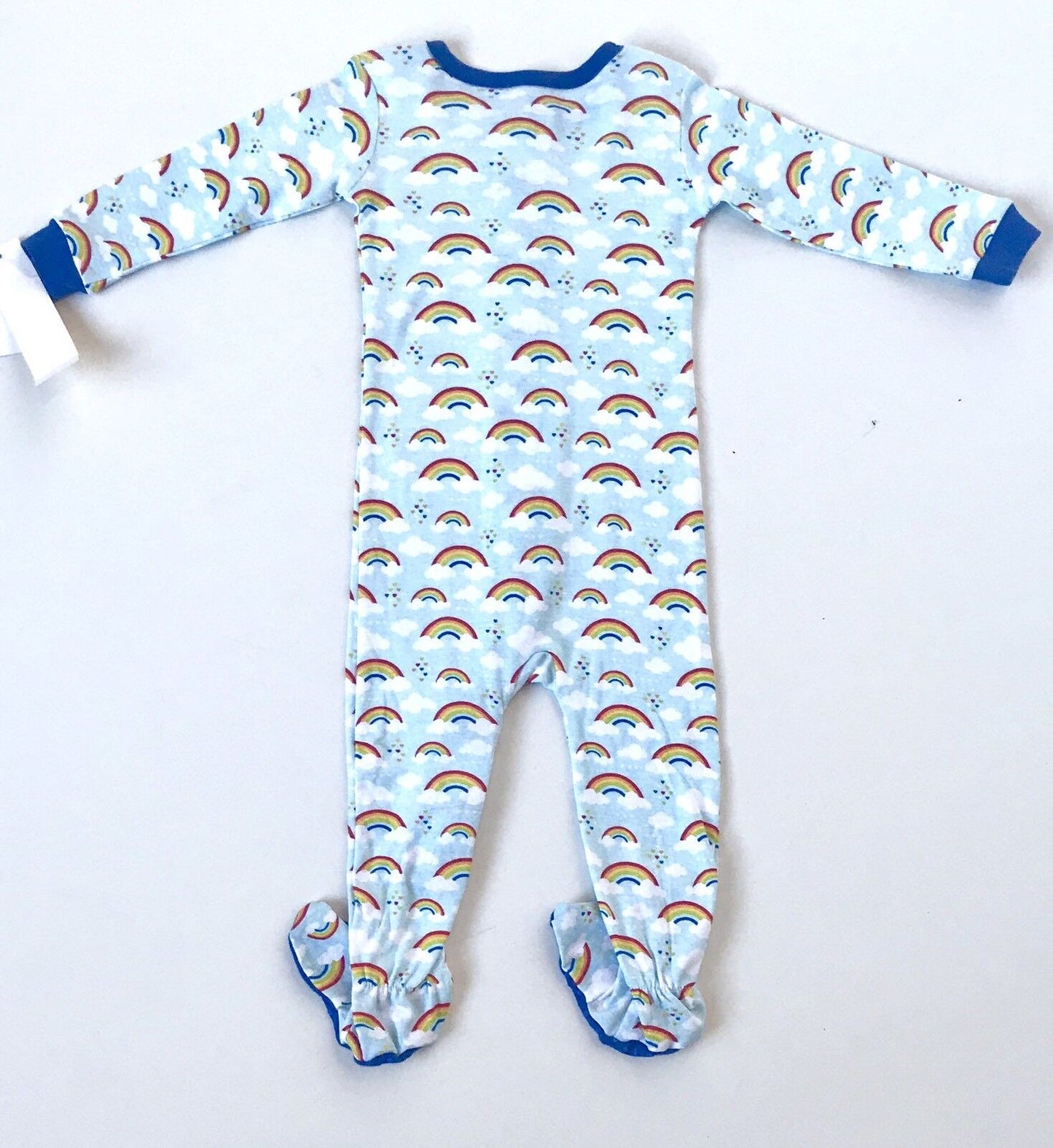 Leveret Rainbow Footed Sleepsuit 12-18 M Retails $19.99 Price $15.95 NWT