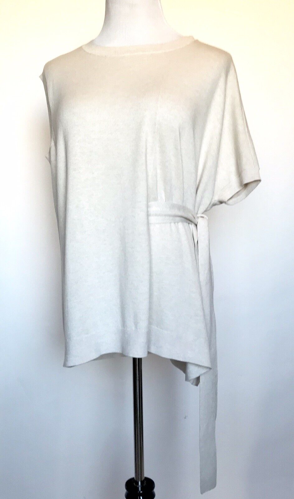 AllSaints Shera Asymmetrical Knit Top Retail $195 Price $78 Size M NWT