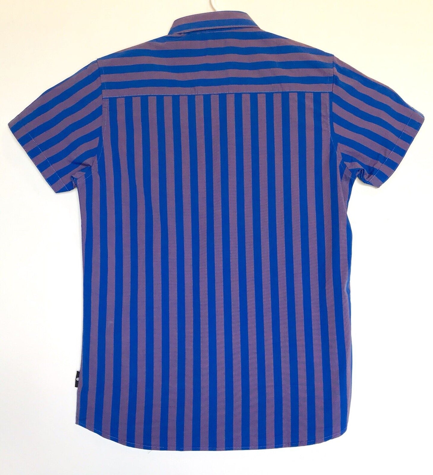 Noize Cobalt Blue Stripe SS Shirt. Retail $98 Price $46 NWT Size M