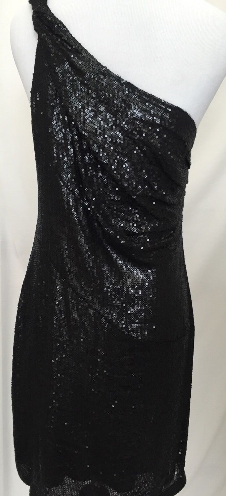 AllSaints NWT Cassis Sequin Black Formal/ Prom Dress.Retail $360 Price $154 Sz 4