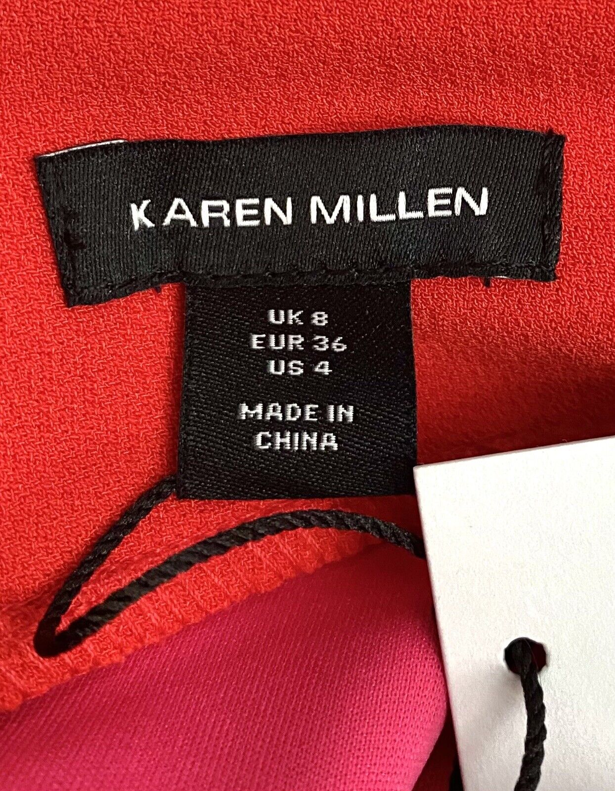 Karen Millen Striped Zip Through cocktail dress Size US 4 Retail $248 Price $149