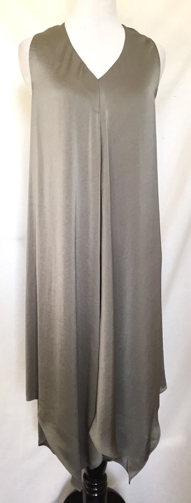 AllSaints Blaze Steel Grey Silky Dress.Retail $308 Price $125All Saints Size 0