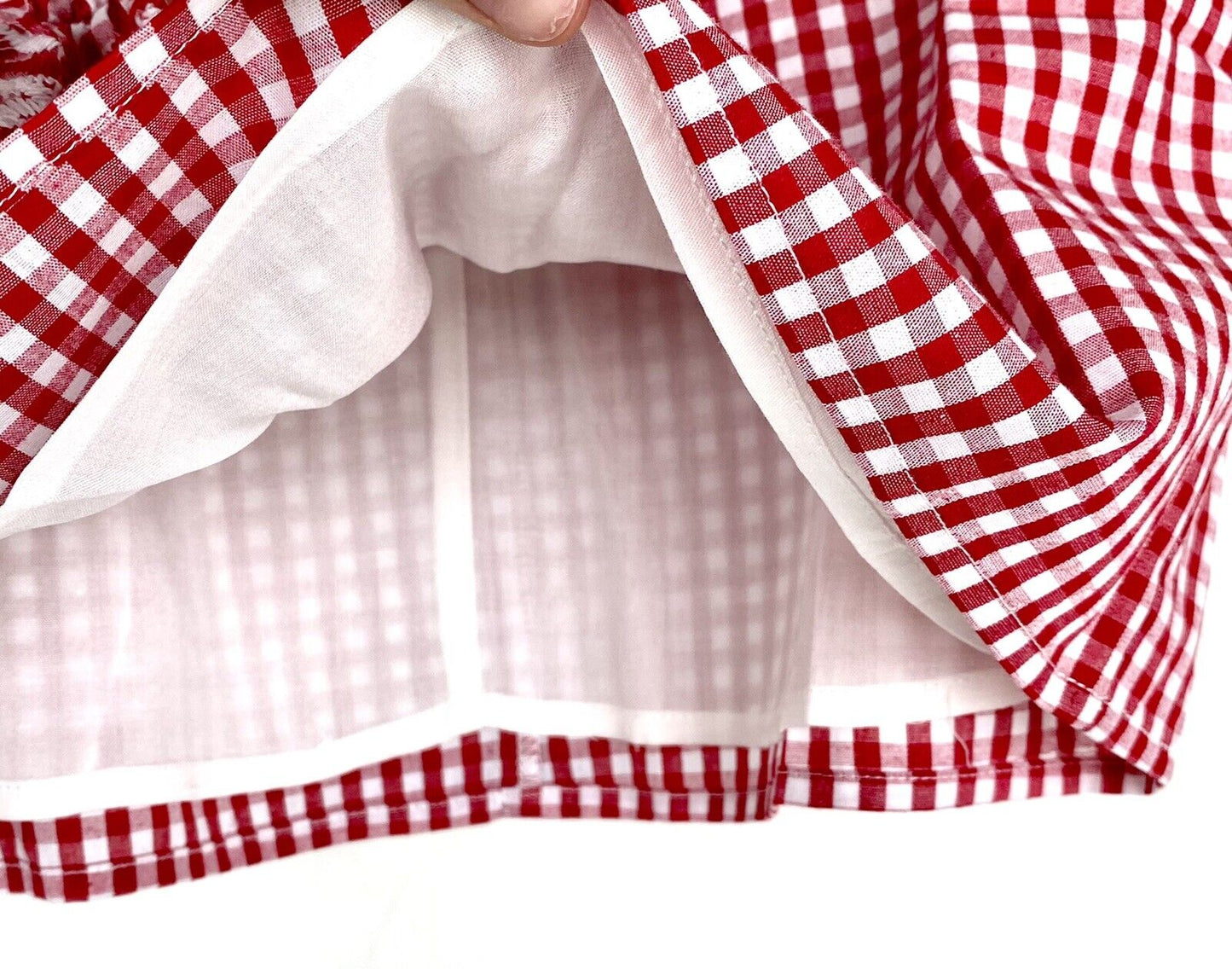 J Marie embroidered Maddie check skirt size Small Retail $70 Price $35 NWT