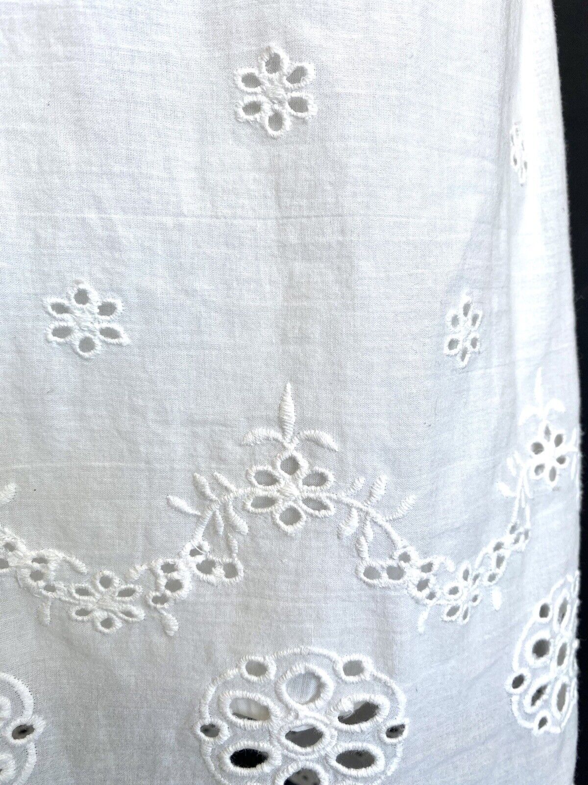 Sundance Catalogue Imperial Eyelet Ivory Dress Retails $148 Price $69 Size S NWT