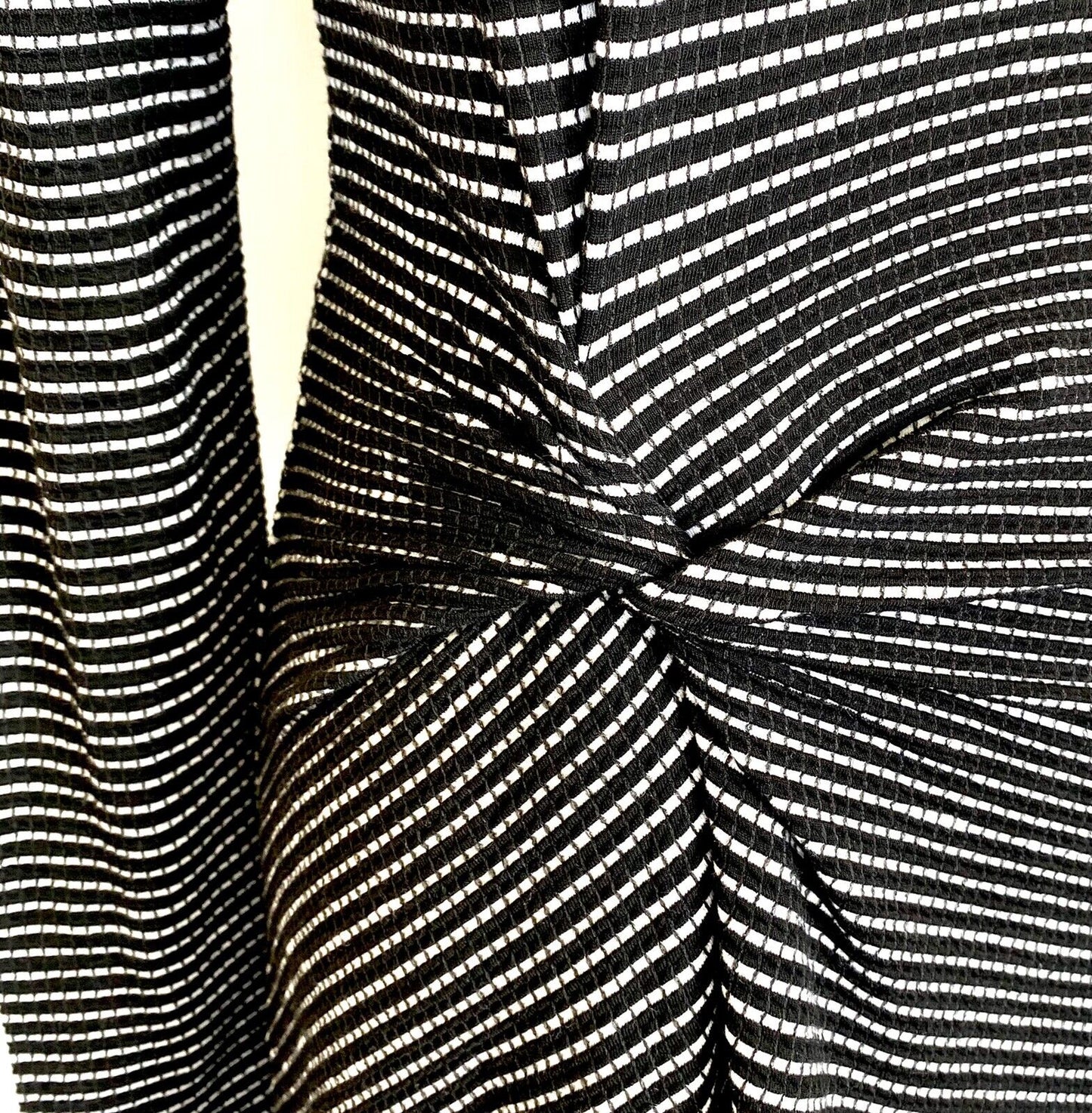 Max Studio Black & White Stripe Twist Dress Size S Retails $128  Price $53 NWT