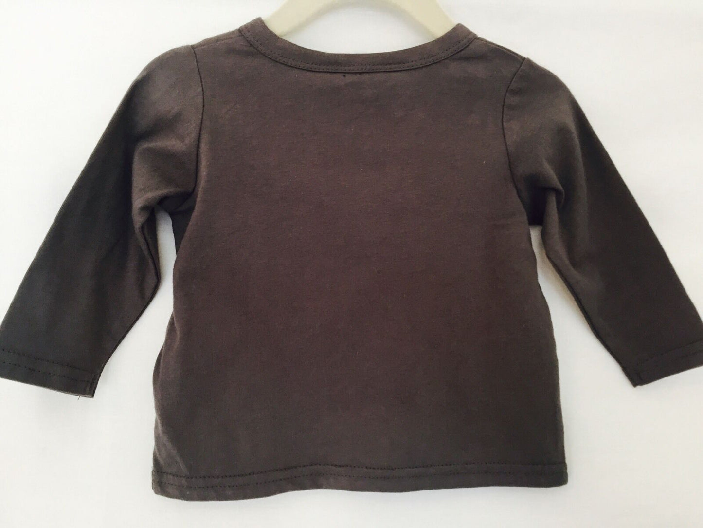 Kardashian Kids Boys Long Sleeve Top. NWT 3 Month Olive Green / Gray