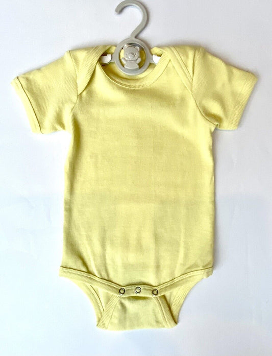Kate Quinn Organic Cotton Bodysuit Endive YellowRetail $20 Price $16 3-6 M
