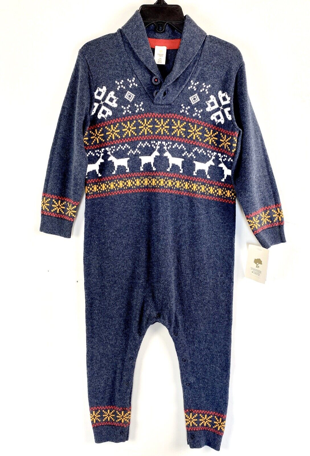 Tucker +  Tate Long Sleeve Cotton Romper.NWT Retail $45 Price $24.50  18 M