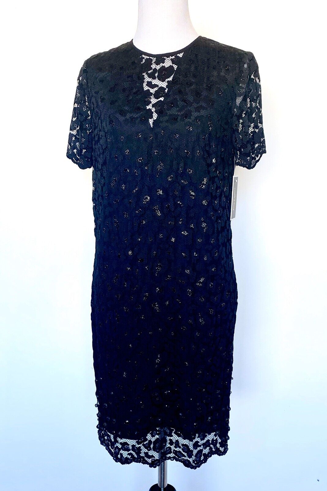 Juicy Couture Black Label Embellished Lace Dress 2 Retail 398 Price $89 NWT