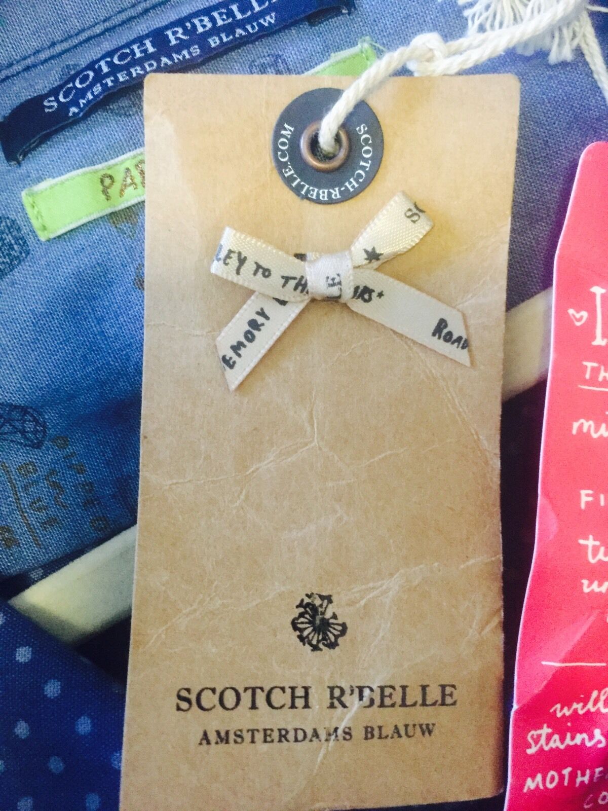 Scotch R'Belle Girls Indigo Blue Shirt. NWT Age 10 Retails $99 Price $34