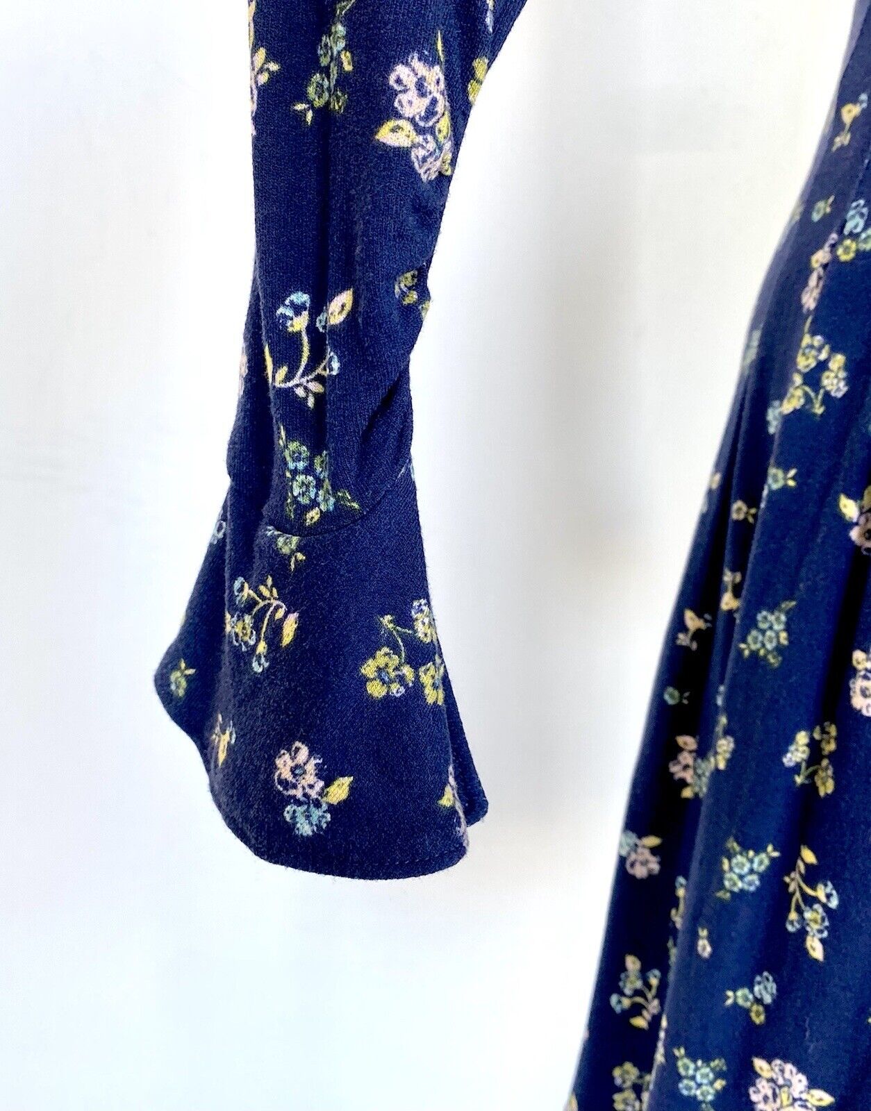 Free People Floral Collared Dress Sz XS Retail $128 Price $76.80 NWT Stretch