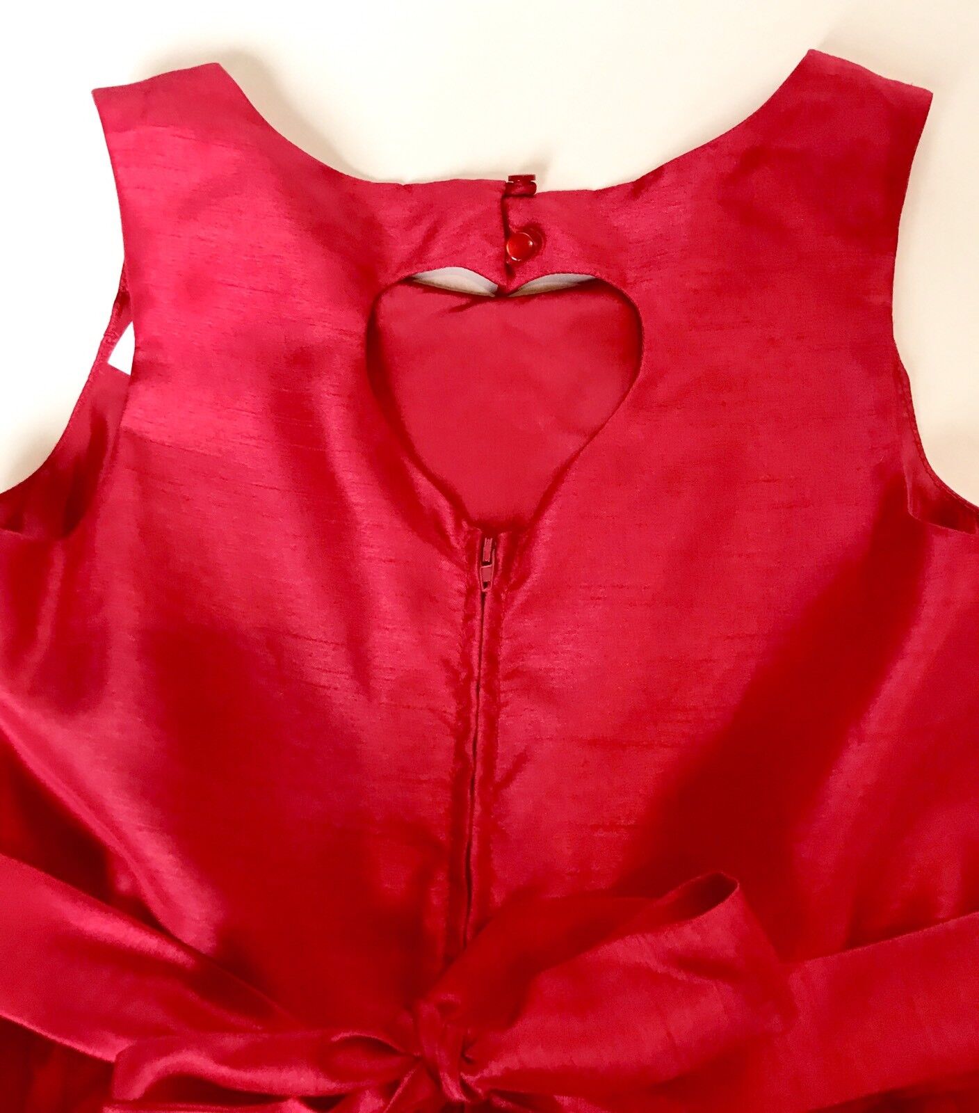 Zunie Red Tutu Dress. Heart Keyhole Back NWT Retails $68 Price $33 Age 14