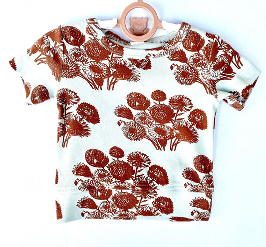 Kate Quinn Organic Cotton Crew Neck Top Price $26 6-12M Dahlia
