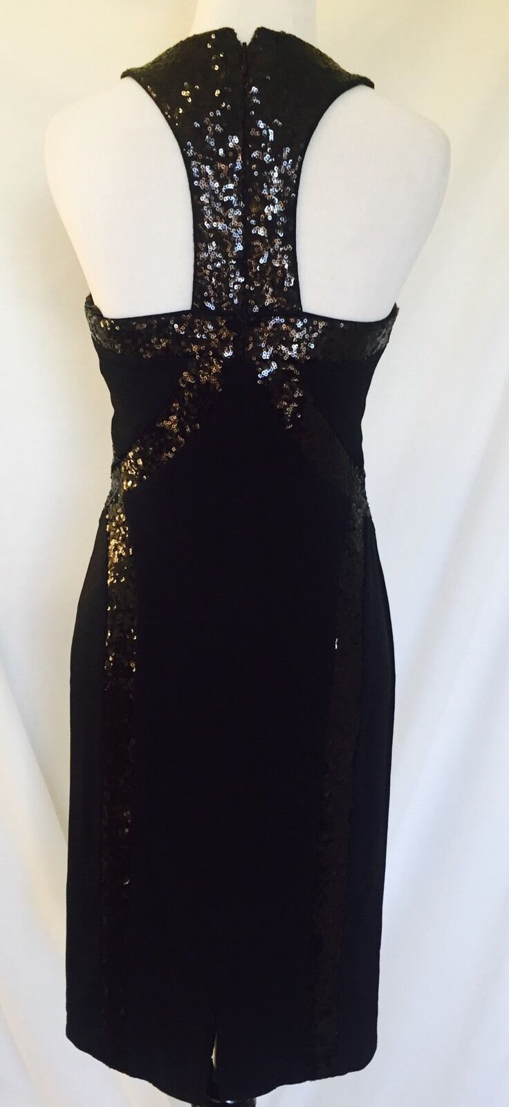Laundry Black Sequin Dress. NWT Retails $275 Price $72 Size 2