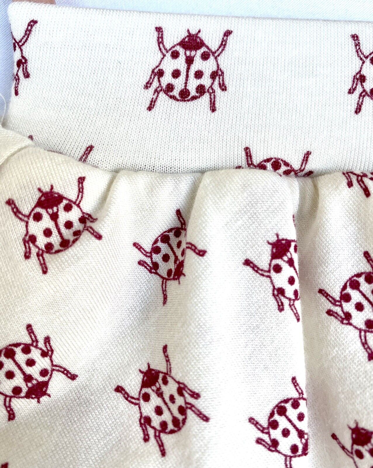 Kate Quinn Soft Modal Double Ruffle Bloomer Retail $28 Price $22 0-3 M Ladybugs
