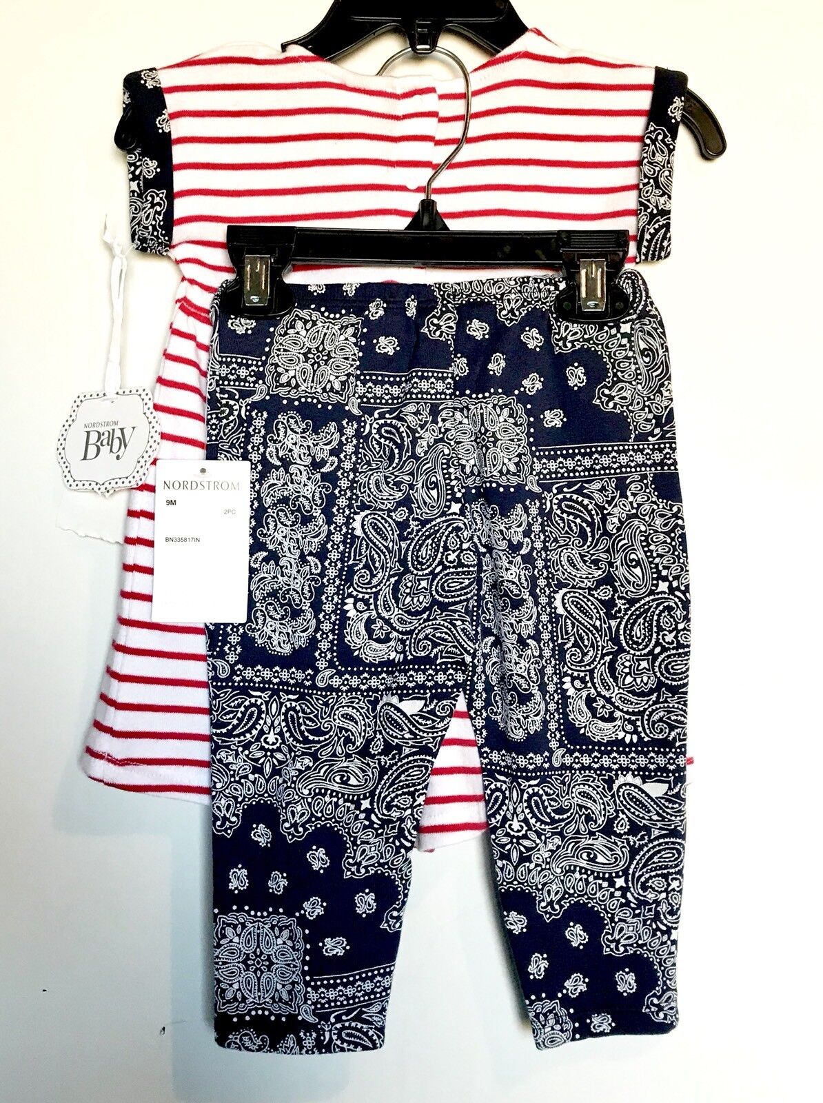 Nordstrom baby girl 2 Pc Dress & Paisley Pants NWT Price 16 9M