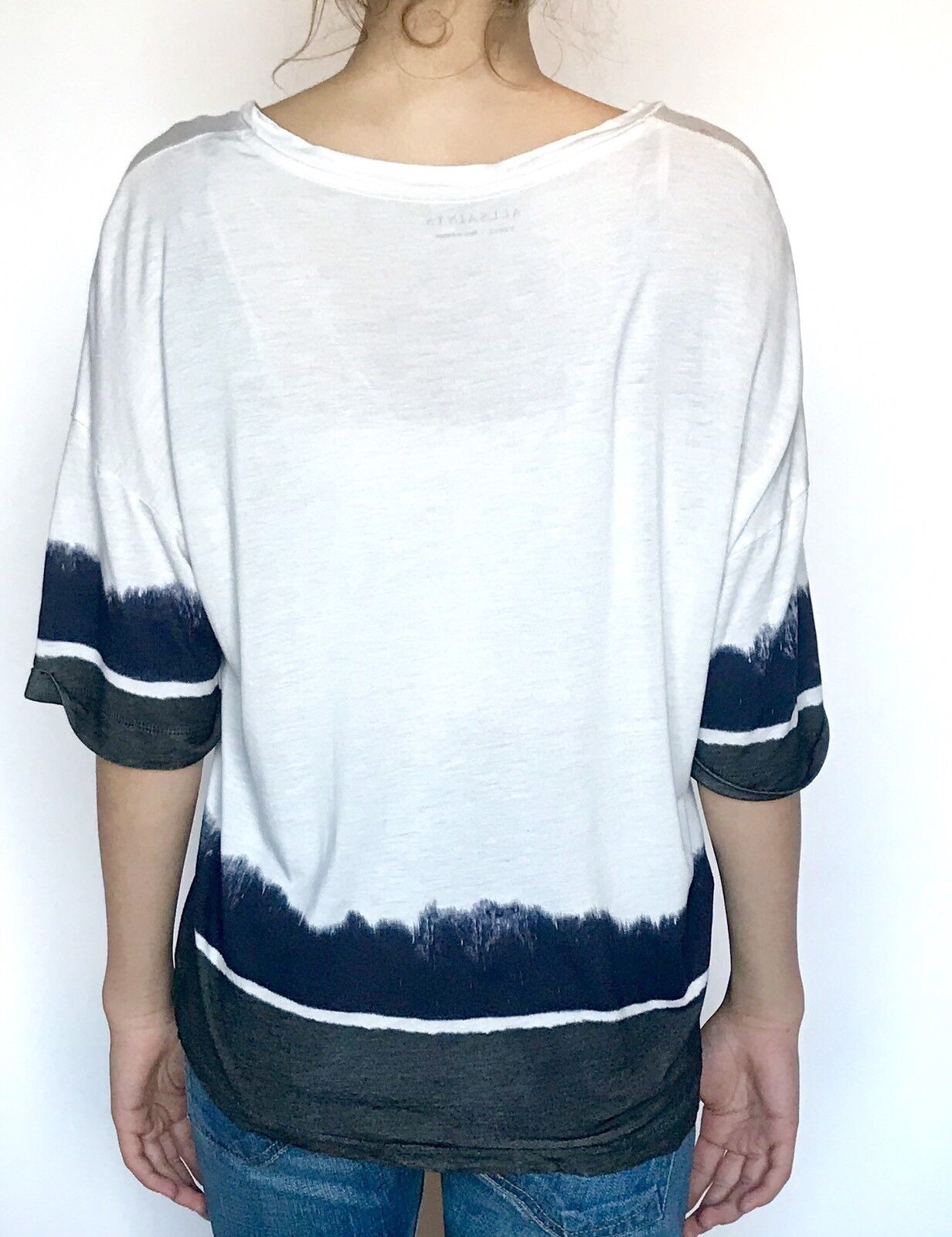 AllSaints Ink Ada Tee Top. NWT Retails $75 Price $49 Size XS All Saints