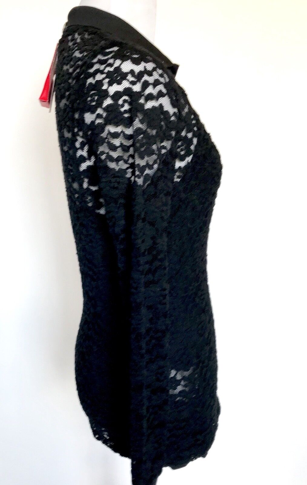 Carolina Herrera Black Lace Top. NWT Retail $325 Price $149 Size XS