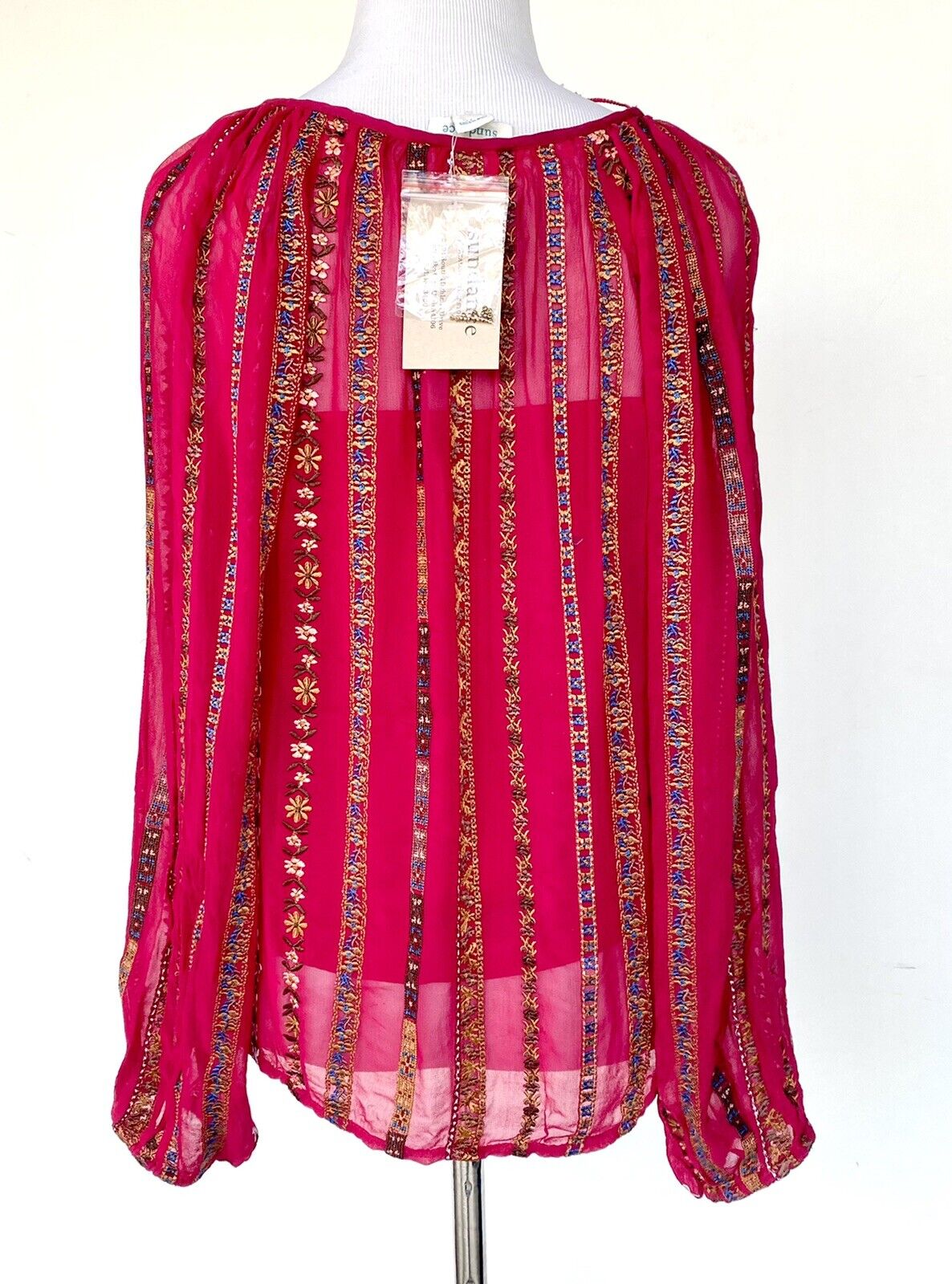 Sundance Treasurable Tunic Blouse. Retails $168 Price $69 NWT Size PXXS