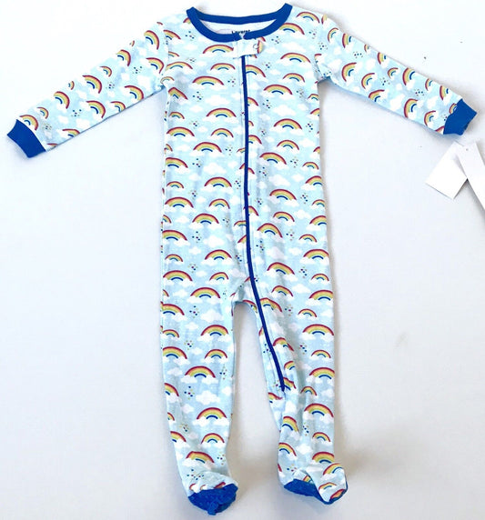 Leveret Rainbow Footed Sleepsuit 12-18 M Retails $19.99 Price $15.95 NWT