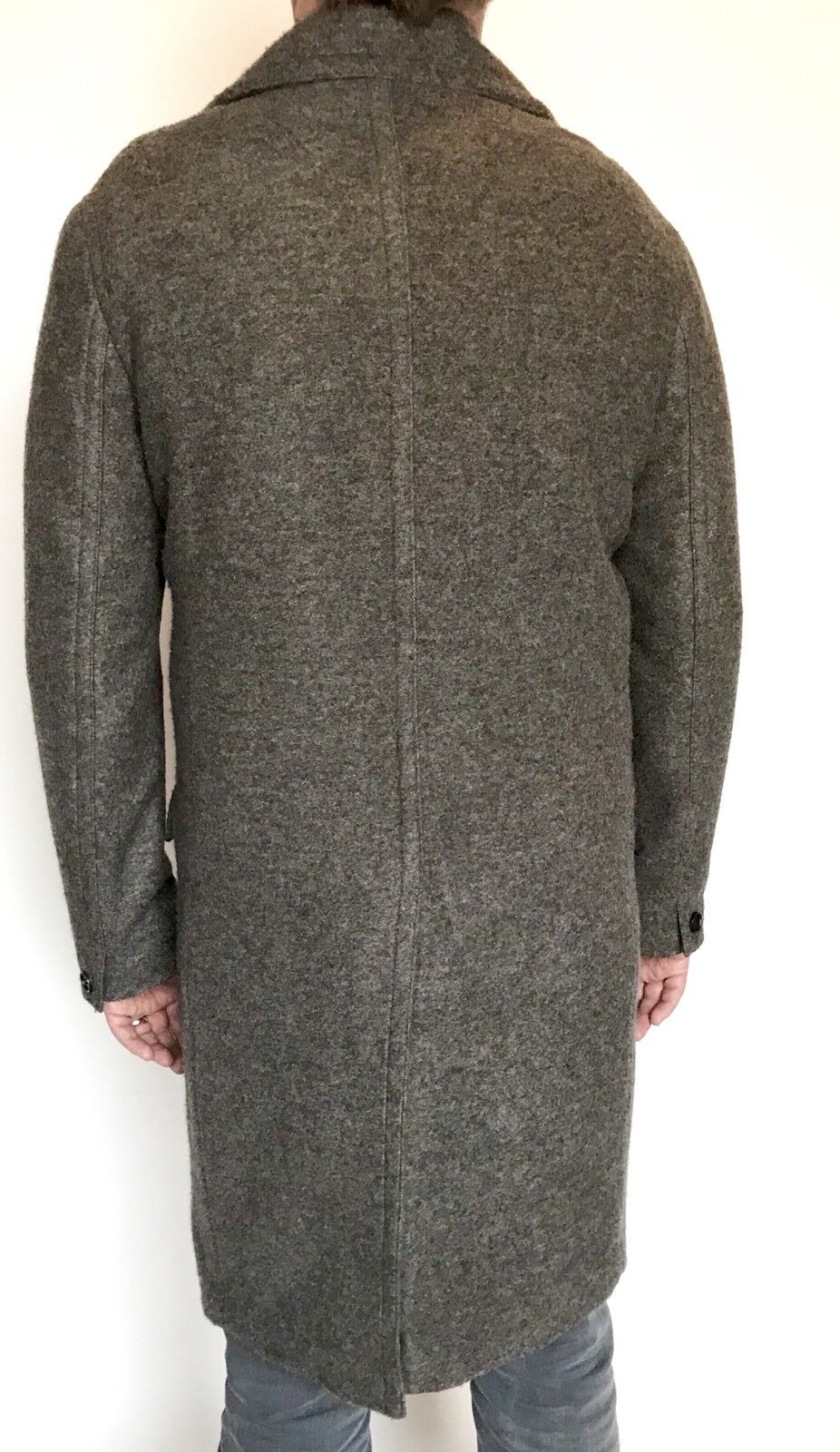 AllSaints Fyfe Coat Wool Mix Size 38 M Retail $700 Price $280 NWT