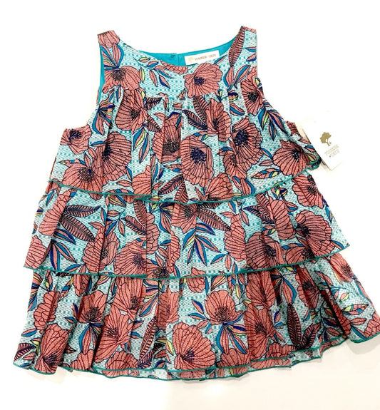 Tucker + Tate Fan Flower Ruffle Top. NWT Retail $35 Price $20.98 Age 6