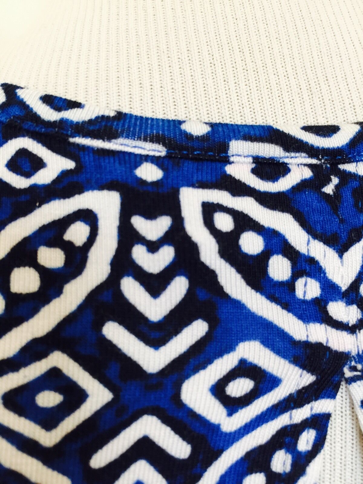 Tart Collections Wrap Dress Blue Black  & White Print NWT Retails $127 Price $44