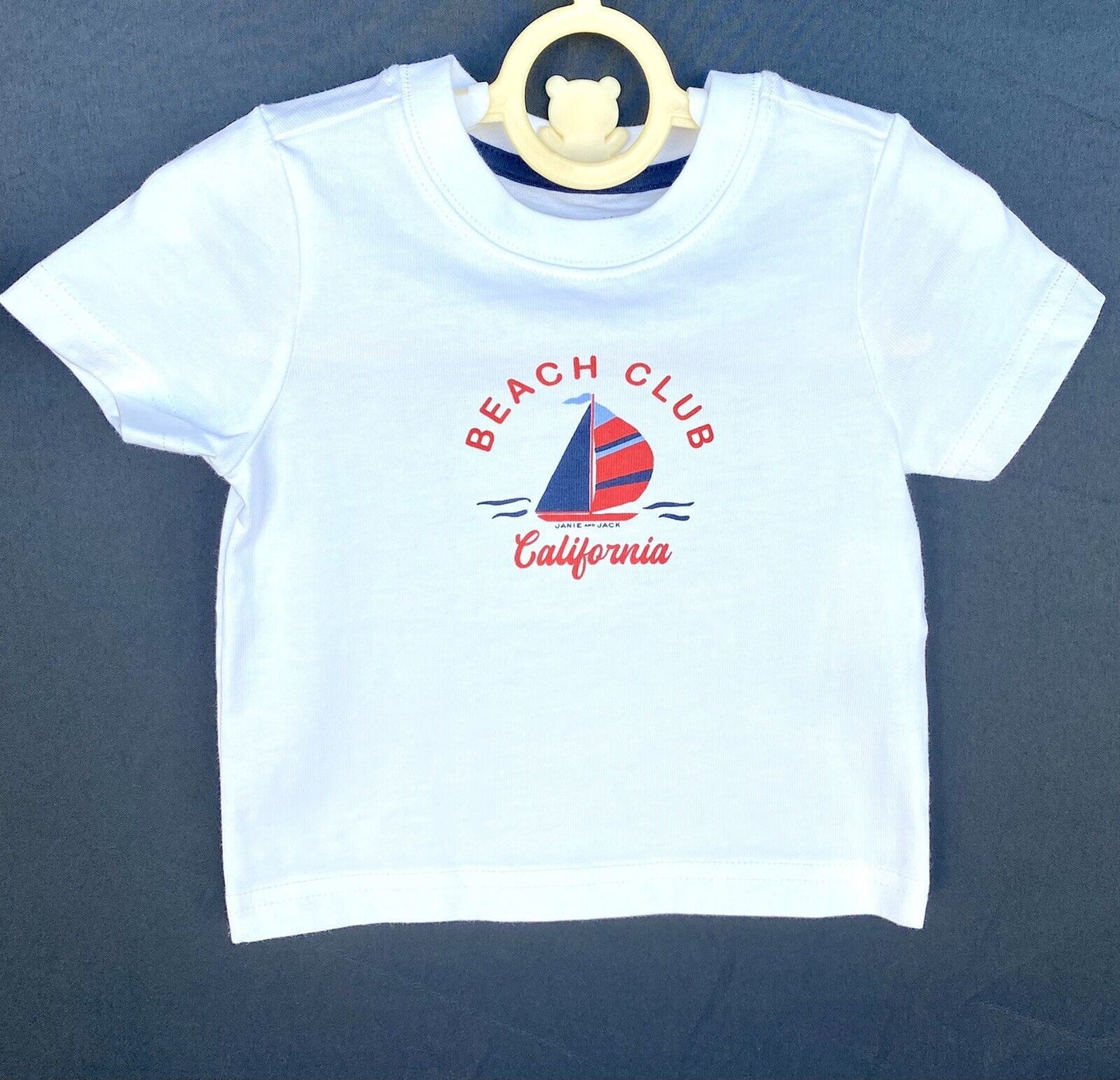 Janie And Jack Yacht Tee Shirt Soft 6-12 M Retail $29 Price $21.50 NEW