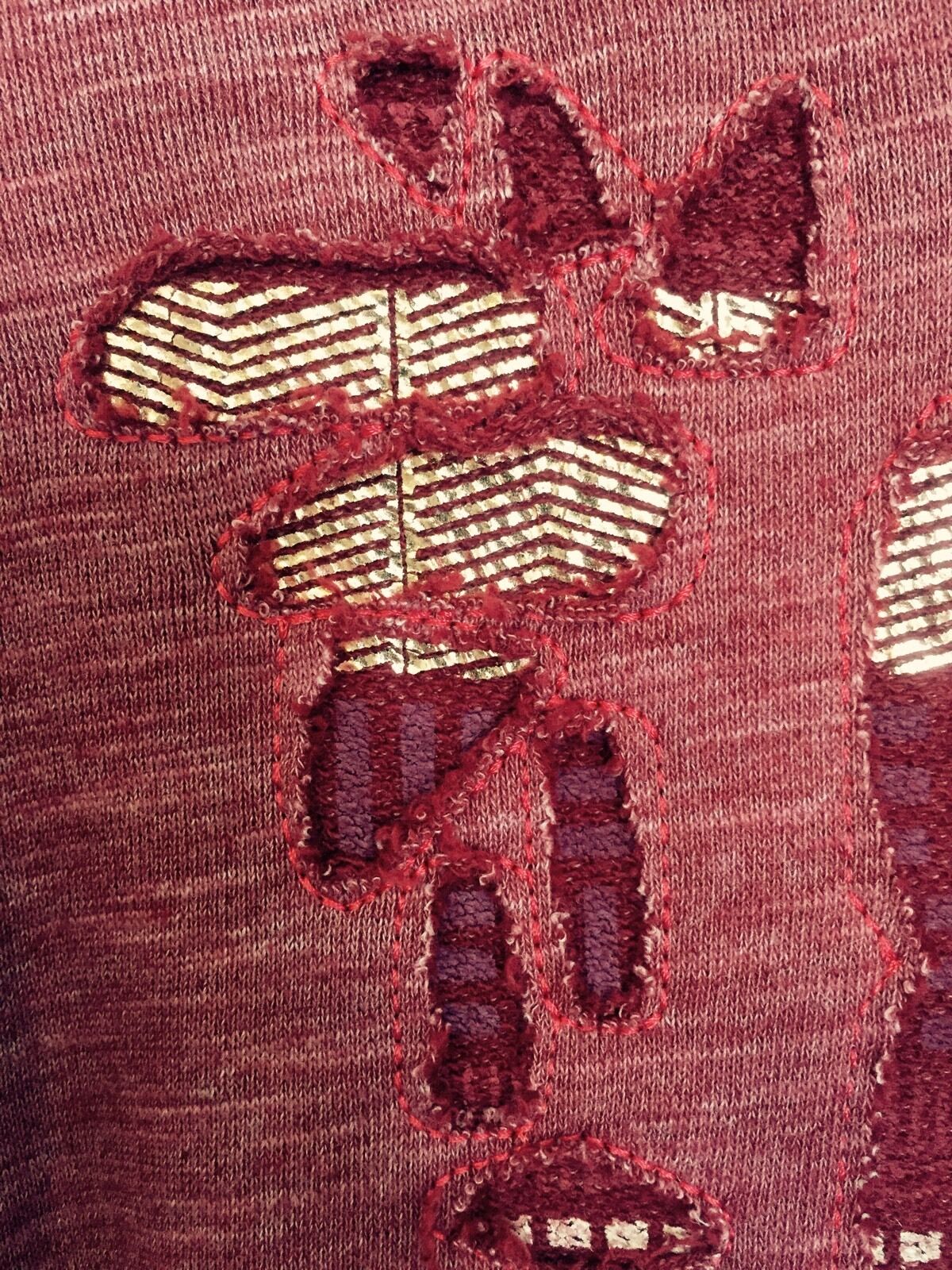 Scotch R'Belle Light Burgundy SweatShirt.NWT Age 10 Retail $99 Price $39